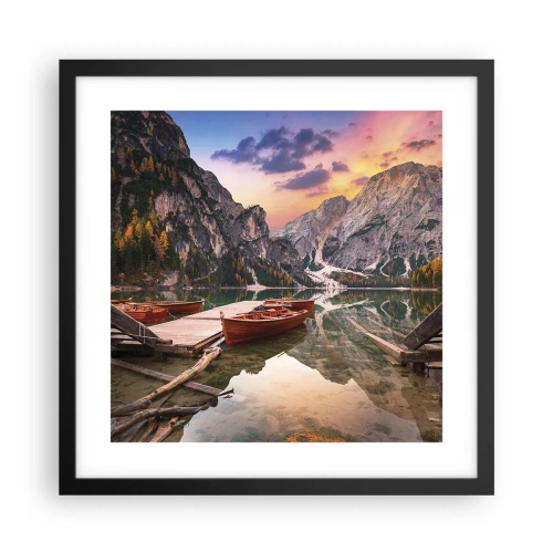 Plagát v čiernom ráme - Sľub dňa - 40x40 cm