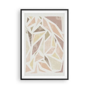 Plagát v čiernom ráme - Kompozícia: vitráž - 61x91 cm
