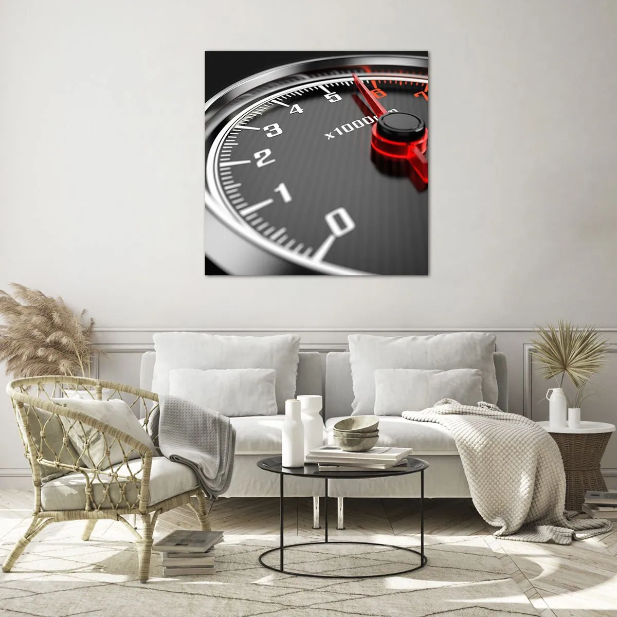 Obraz na skle - Šliapni na to - 60x60 cm