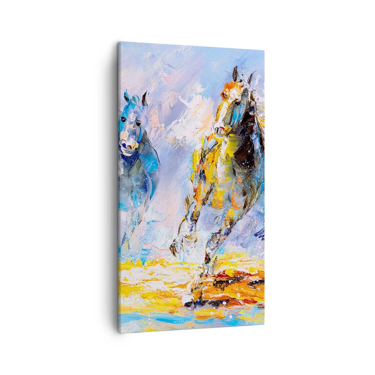 Obraz na plátne - Cvalom cez žiaru - 45x80 cm