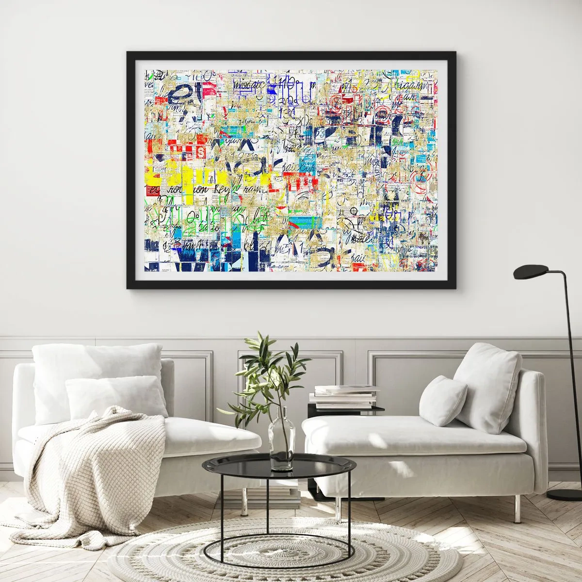 Plagát v čiernom ráme - Proste poteší oči - 100x70 cm