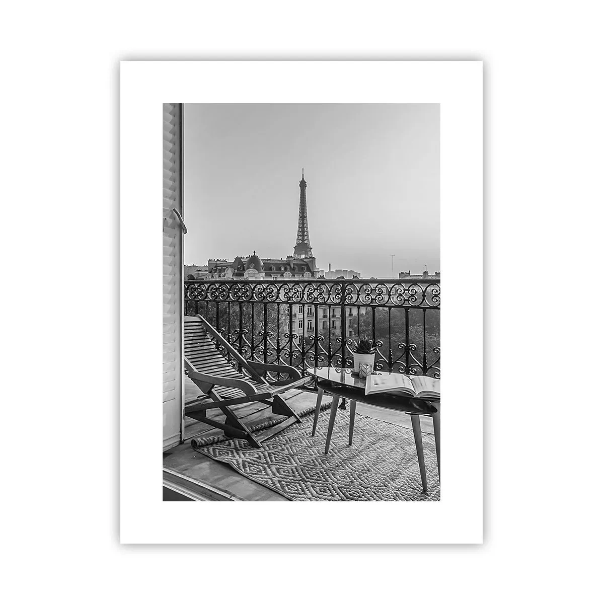 Plagát - Parížske popoludnie - 30x40 cm