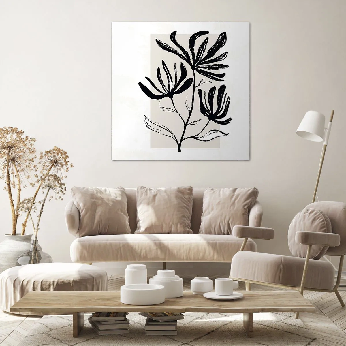 Obraz na plátne - Náčrtok pre herbár - 70x70 cm