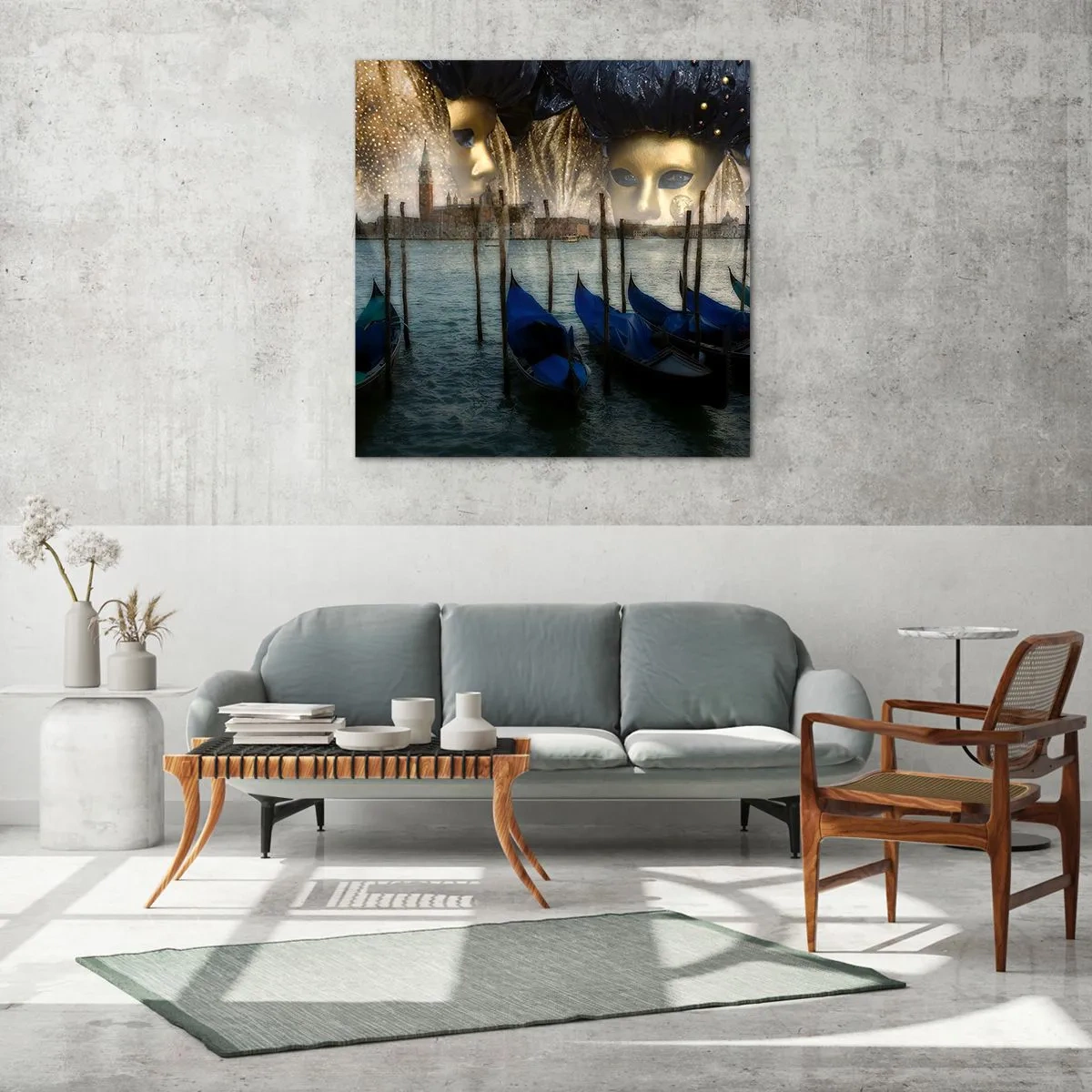 Obraz na skle - Je čas začať karneval - 70x70 cm