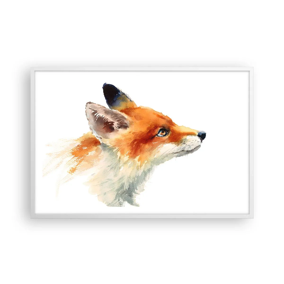 Plagát v bielom ráme - Opatrnosti nie je nikdy dosť - 91x61 cm