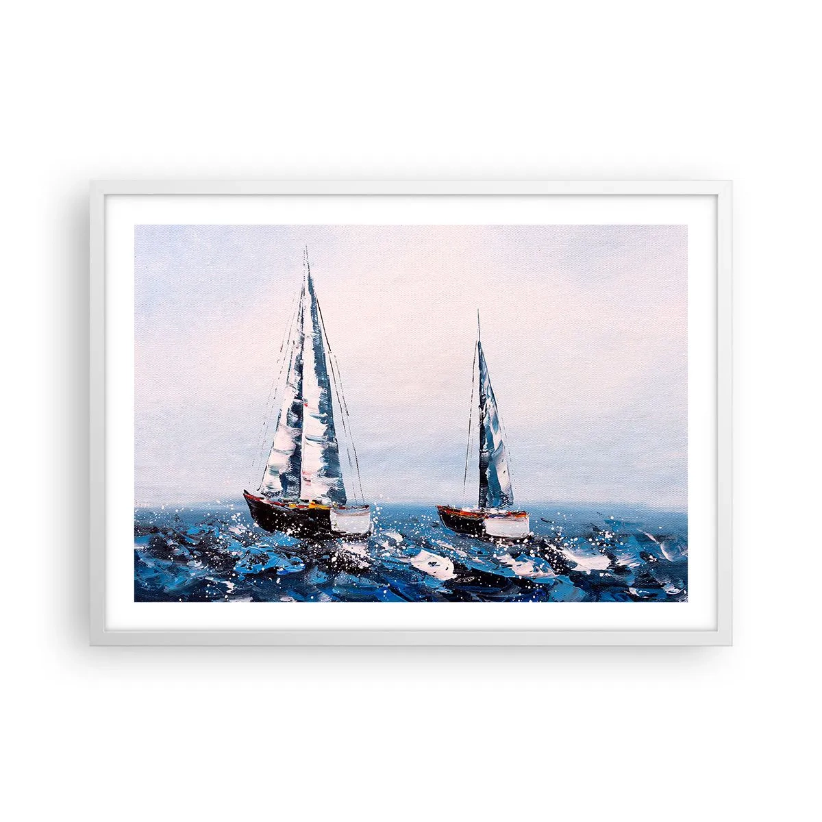 Plagát v bielom ráme - Bratstvo vetra - 70x50 cm