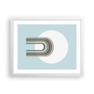 Plagát v bielom ráme - Neodolateľná príťažlivosť - 50x40 cm