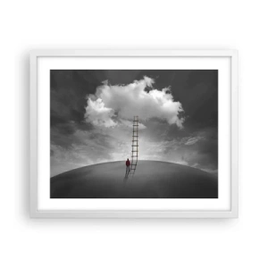 Plagát v bielom ráme - Všetko je možné - 50x40 cm