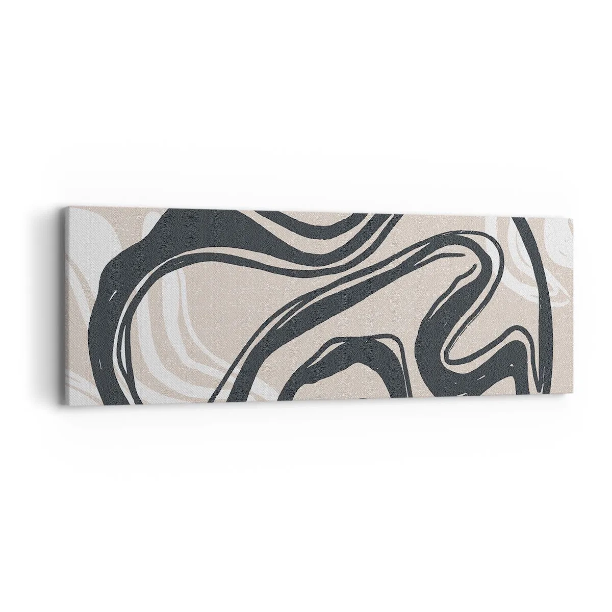 Obraz na plátne - Znásobená expresia - 90x30 cm