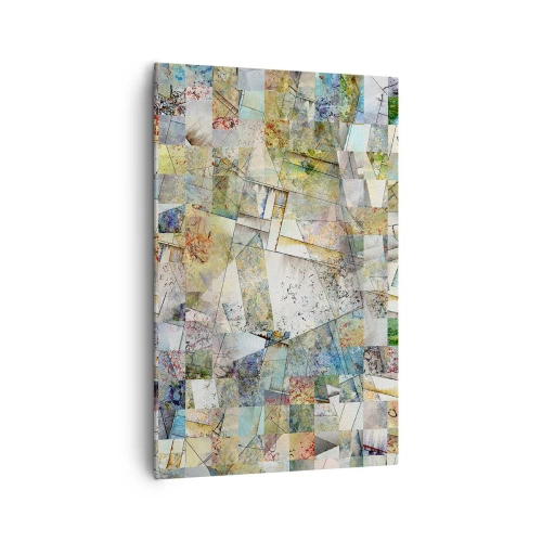 Obraz na plátne - Geometrické preskupenie - 80x120 cm