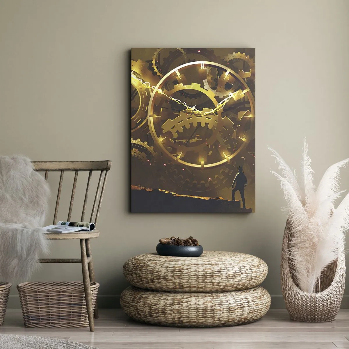 Obraz na plátne - Pri zdrojoch času - 55x100 cm