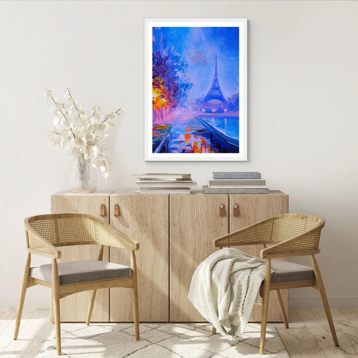 Plagát v bielom ráme - Prechádzka snov - 50x70 cm