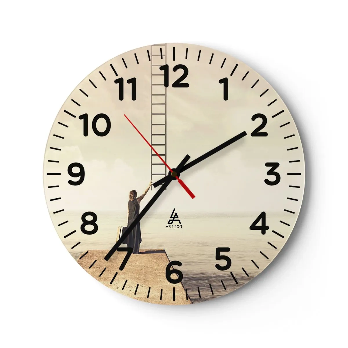 Nástenné hodiny - Magická cesta - 40x40 cm