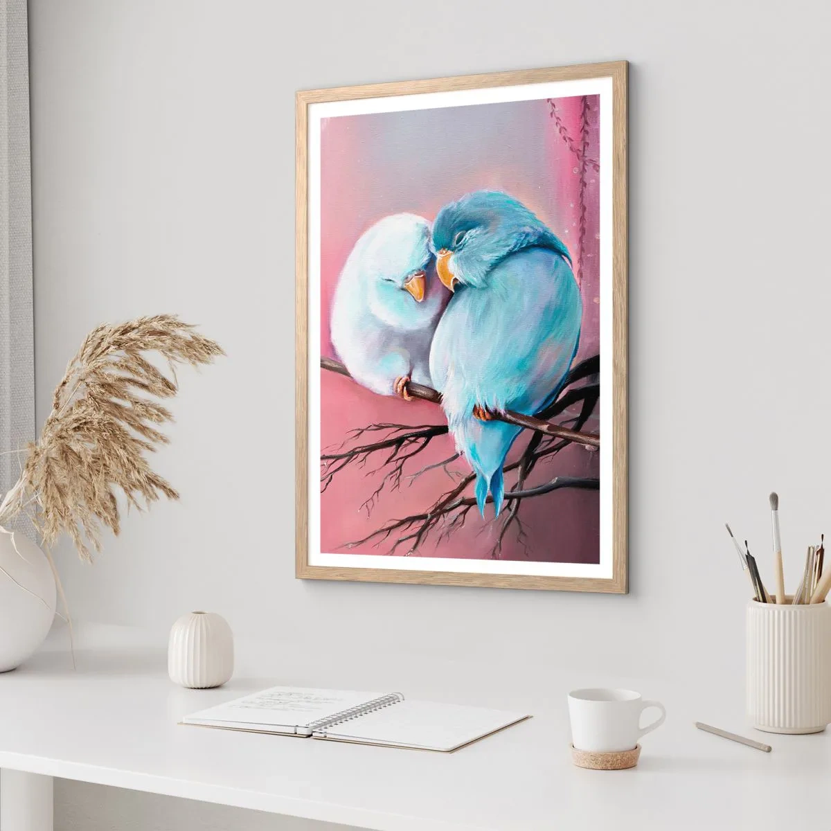 Plagát v ráme zo svetlého duba - Čo k tomu dodať? - 70x100 cm