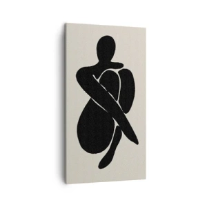 Obraz na plátne - Vo vlastnom objatí - 45x80 cm