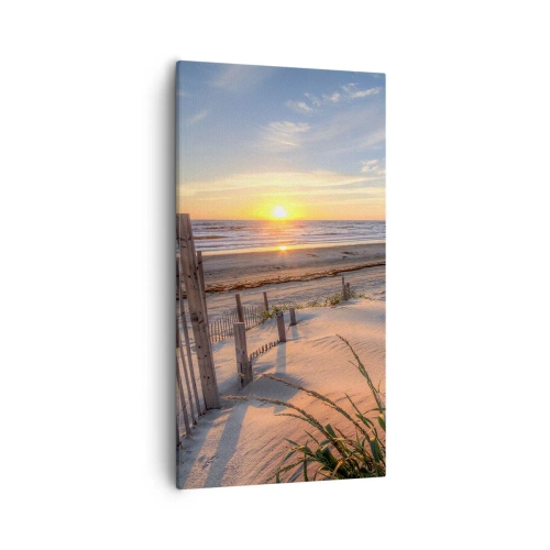 Obraz na plátne - Odlesk a tieň vetra - 55x100 cm