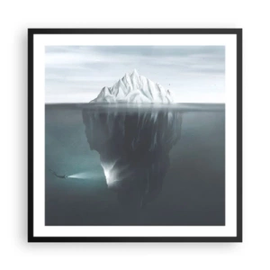 Plagát v čiernom ráme - Podvodné tajomstvo - 60x60 cm