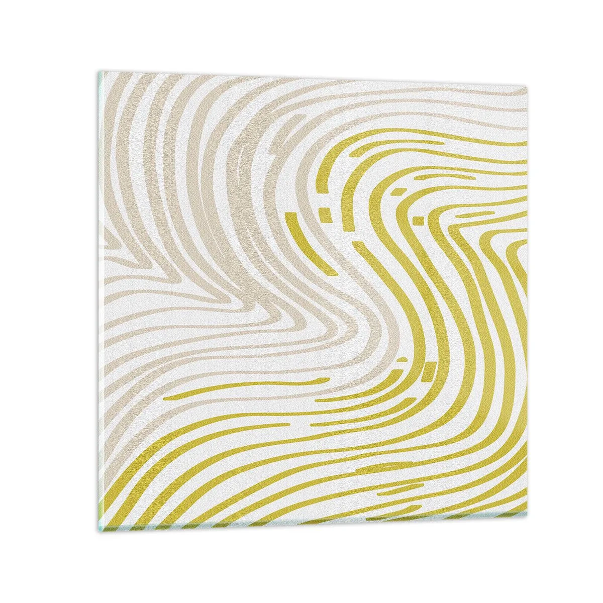 Obraz na skle - Kompozícia s miernym ohybom - 30x30 cm