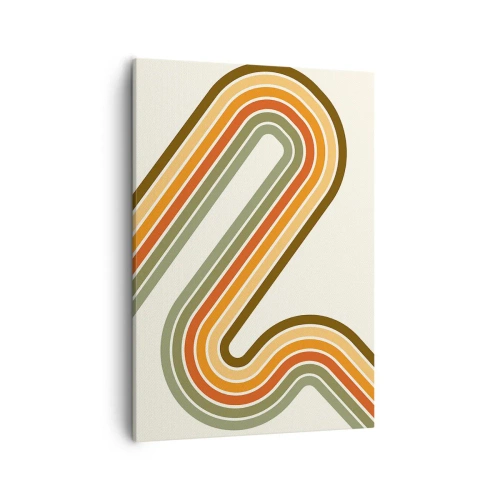 Obraz na plátne - Kľučkovanie do cieľa - 50x70 cm