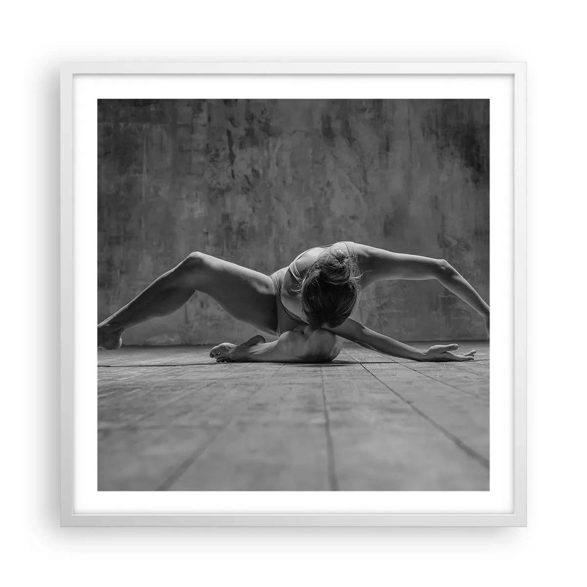 Plagát v bielom ráme - Nájdená symetria - 60x60 cm