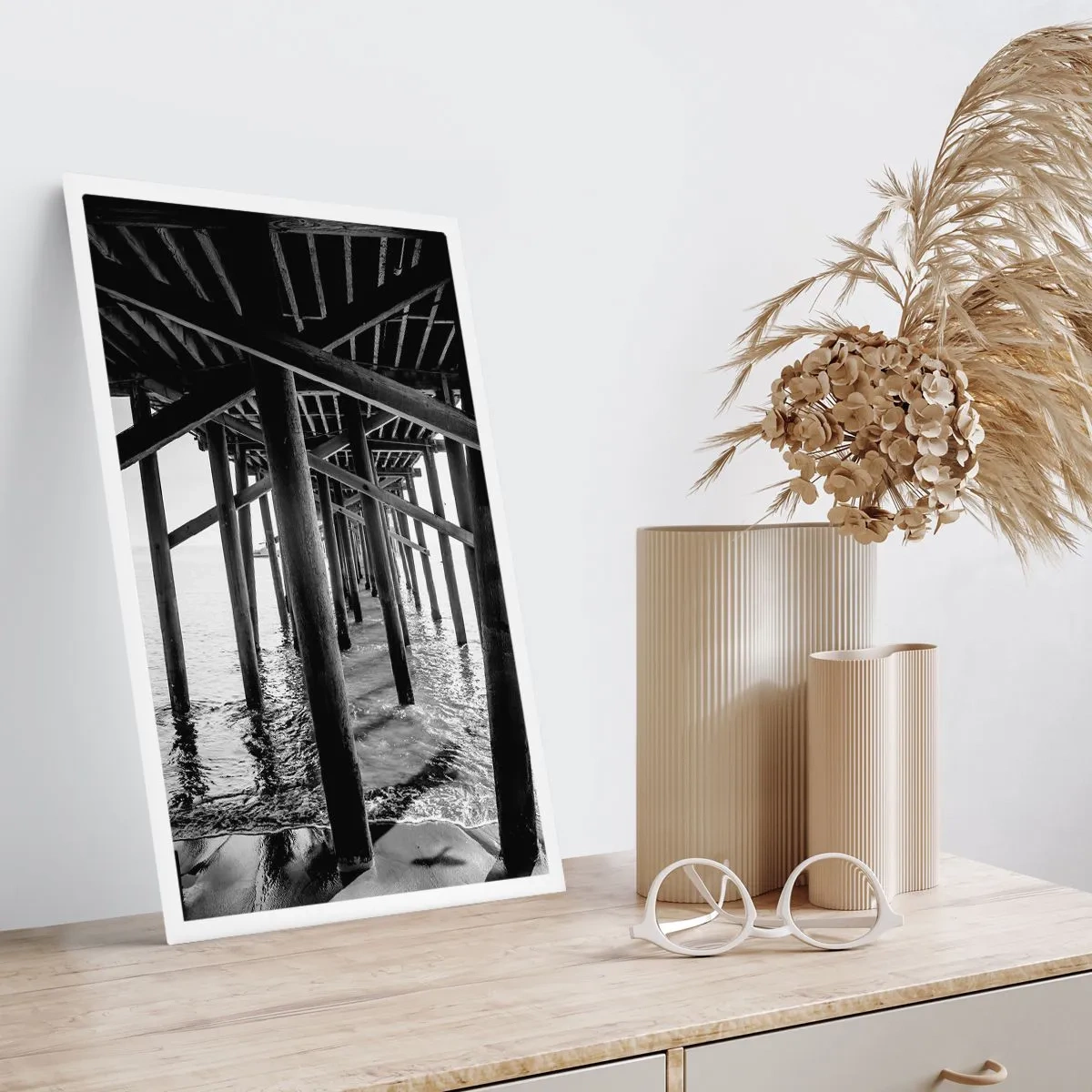 Plagát - Úkryt na pláži - 70x100 cm