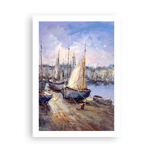Plagát - Mesto pri zálive - 50x70 cm