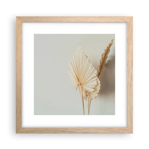 Plagát v ráme zo svetlého duba - Keď potrebuješ útechu - 30x30 cm