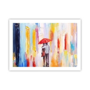 Plagát - Nech prší ďalej - 70x50 cm