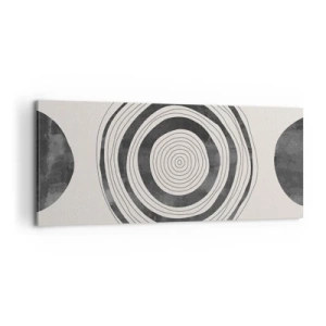 Obraz na plátne - Dôležité je to, čo je uprostred - 100x40 cm