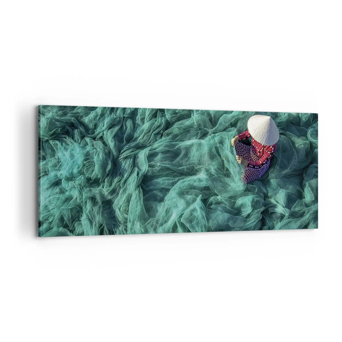Obraz na plátne - V mori sietí - 100x40 cm