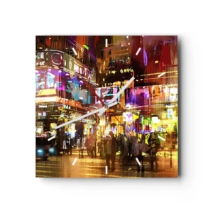 Nástenné hodiny - V mori svetla - 30x30 cm