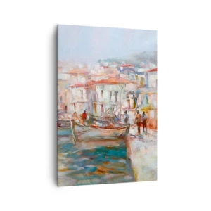 Obraz na plátne - Pastelová dovolenka - 70x100 cm