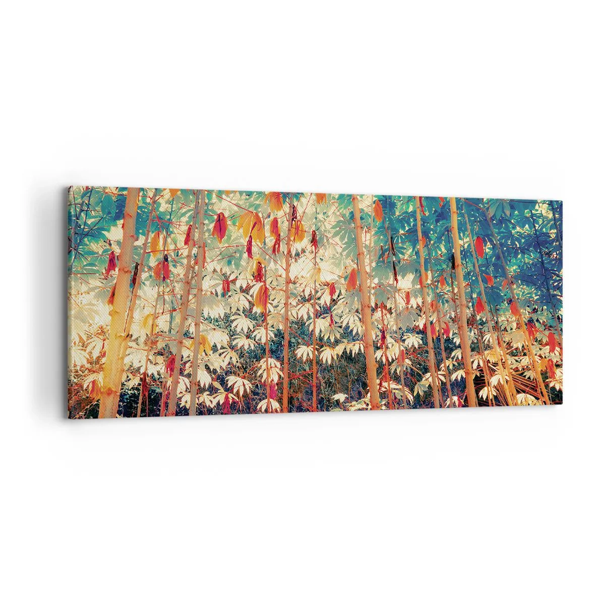 Obraz na plátne - Tajný život listov - 100x40 cm