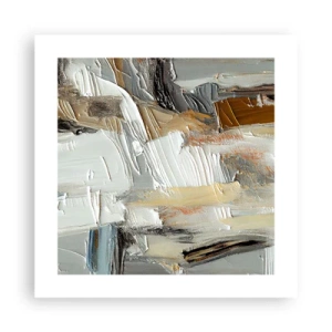 Plagát - Farebné nahromadenie - 40x40 cm