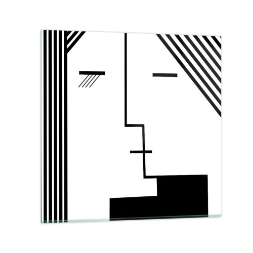 Obraz na skle - Proste bozk - 50x50 cm