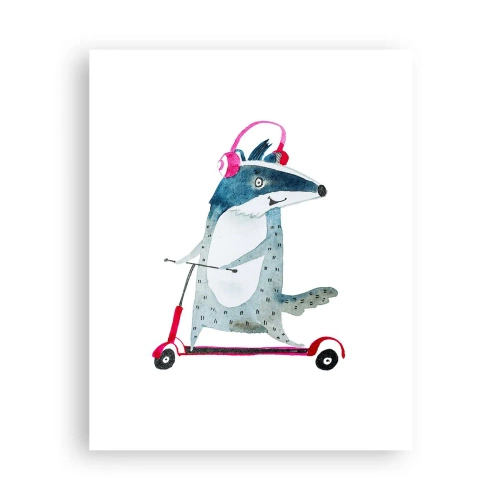 Plagát - Jazvečie radosti - 40x50 cm