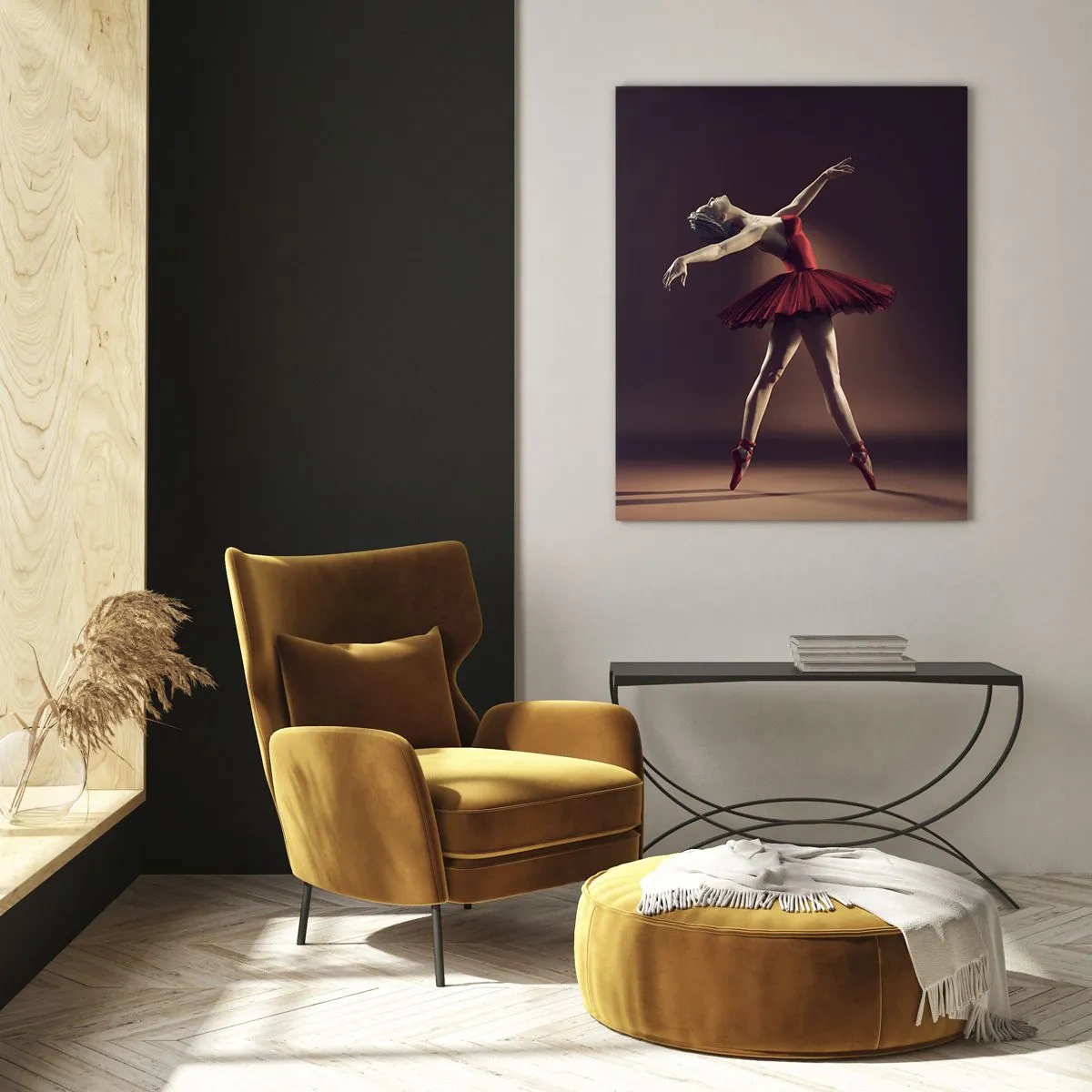 Obraz na skle - Prima balerína - 70x100 cm