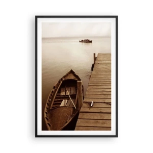 Plagát v čiernom ráme - Veľký pokoj - 61x91 cm