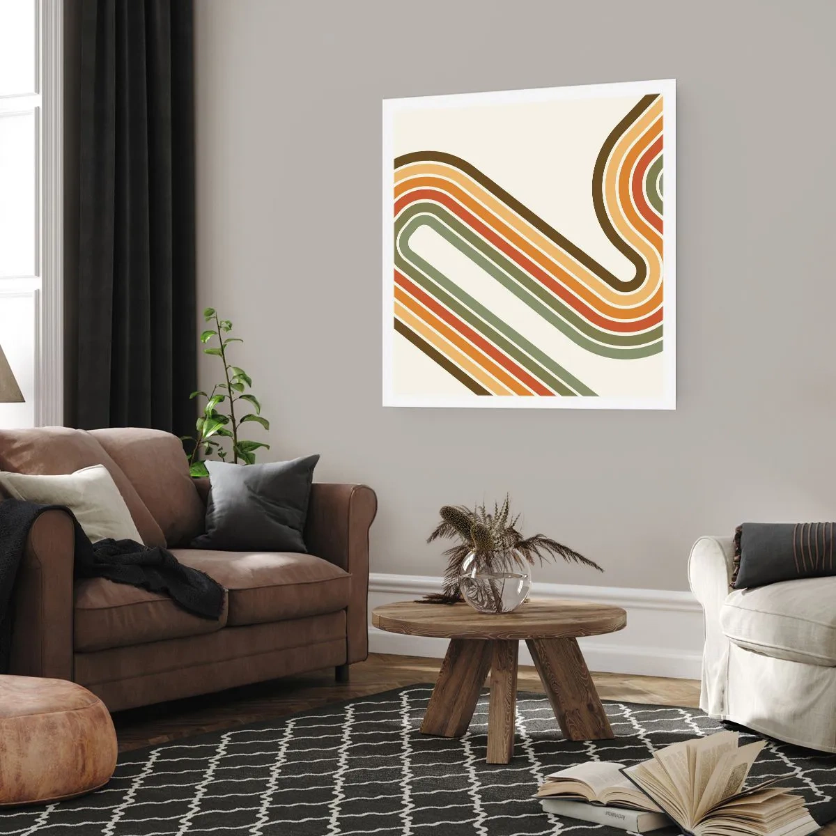 Plagát - Kľučkovanie do cieľa - 50x50 cm