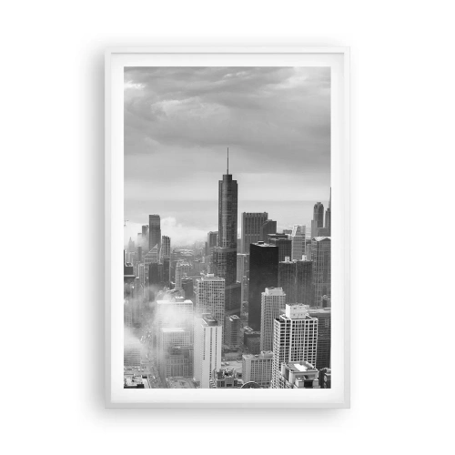 Plagát v bielom ráme - Americká krajina - 61x91 cm