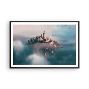 Plagát v čiernom ráme - Ostrov snov - 91x61 cm