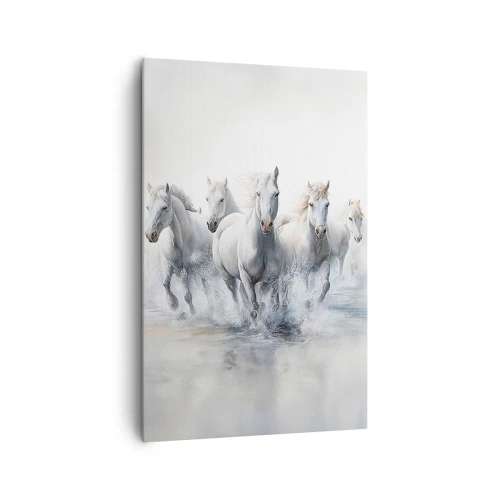 Obraz na plátne - Biela mágia - 80x120 cm