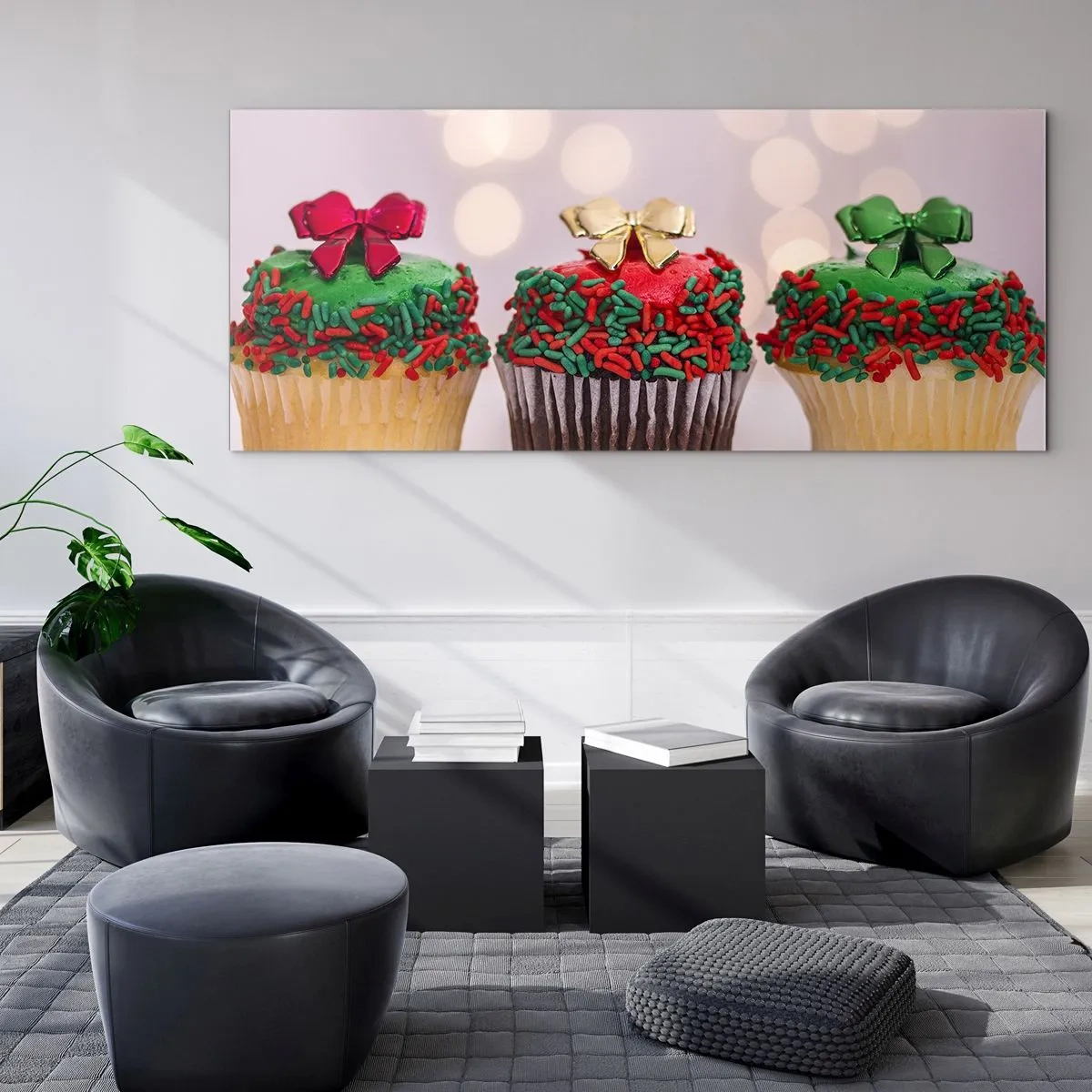 Obraz na skle - Sladkostí až po vrch - 100x40 cm