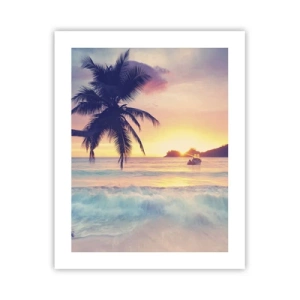 Plagát - Večer v zátoke - 40x50 cm