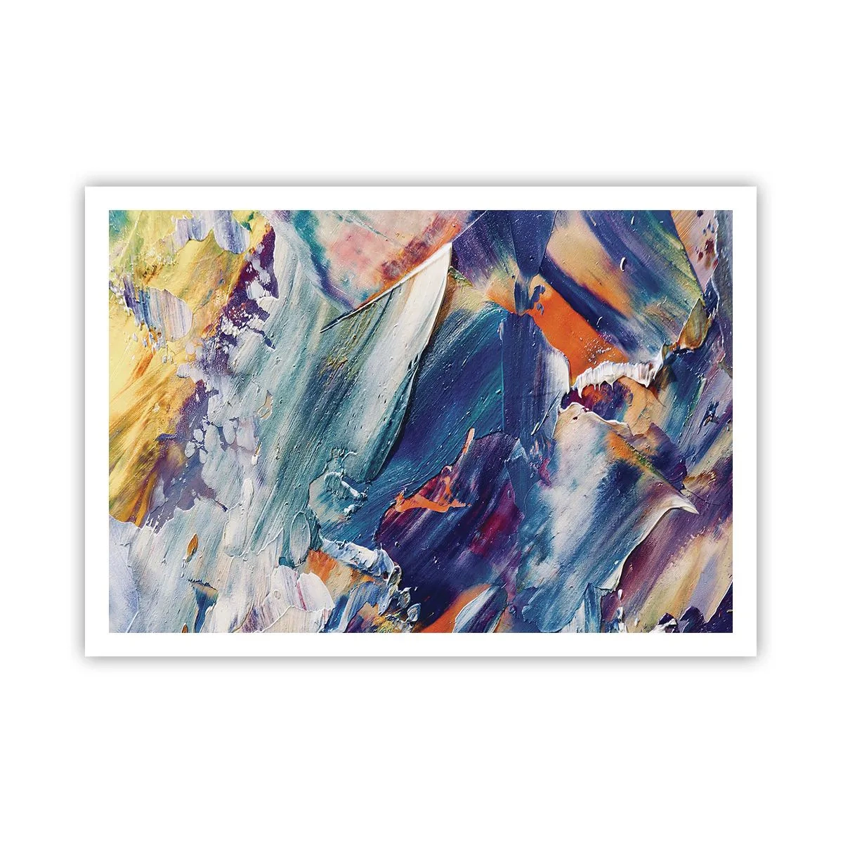 Plagát - Chaos farieb - 100x70 cm