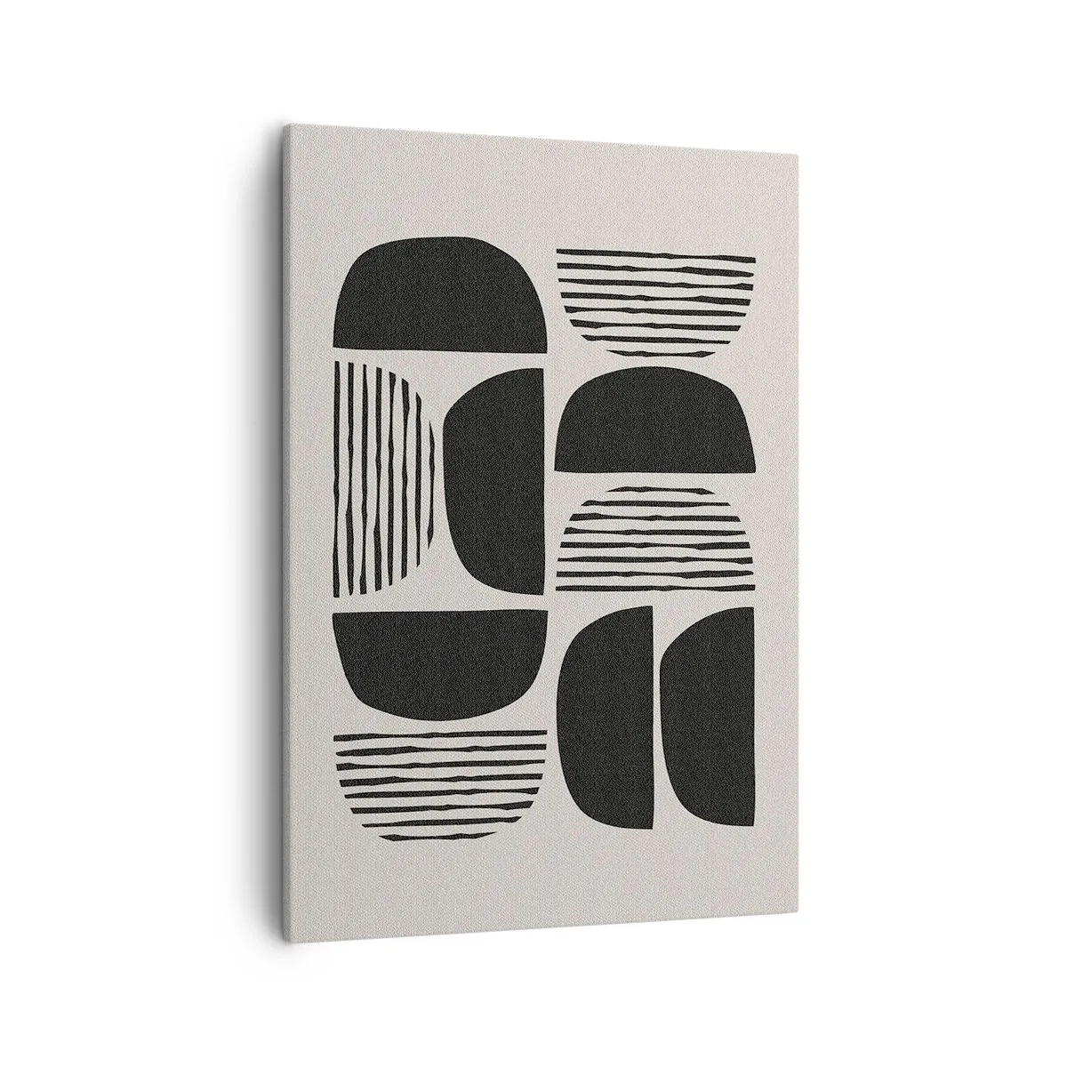 Obraz na plátne - Polovičaté sústavy - 50x70 cm