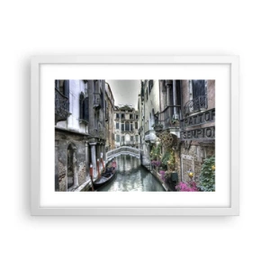 Plagát v bielom ráme - Od storočí v tichom zamyslení - 40x30 cm