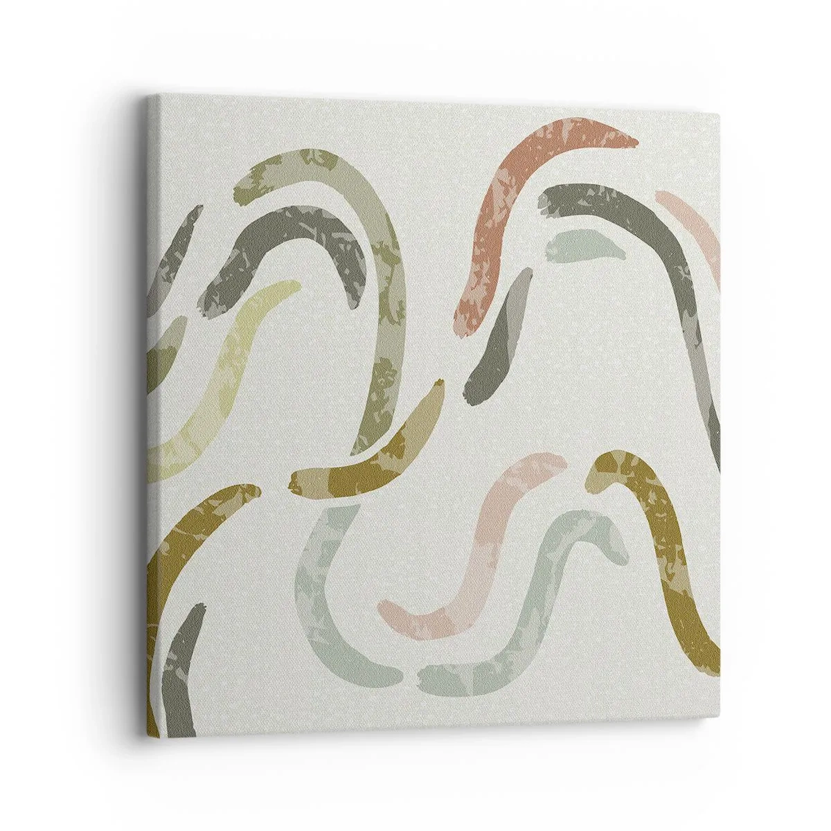 Obraz na plátne - Radostný tanec abstrakcie - 30x30 cm