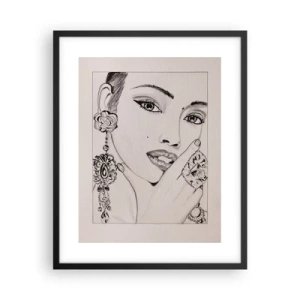 Plagát v čiernom ráme - Najkrajší klenot - 40x50 cm