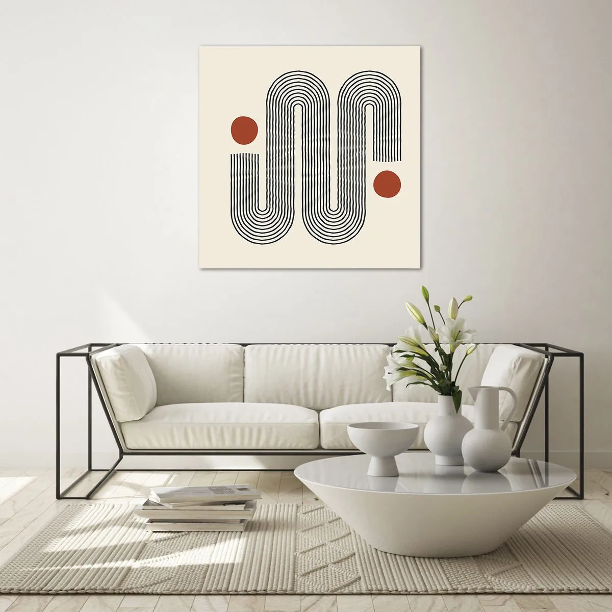 Obraz na skle - Od začiatku do konca - 30x30 cm